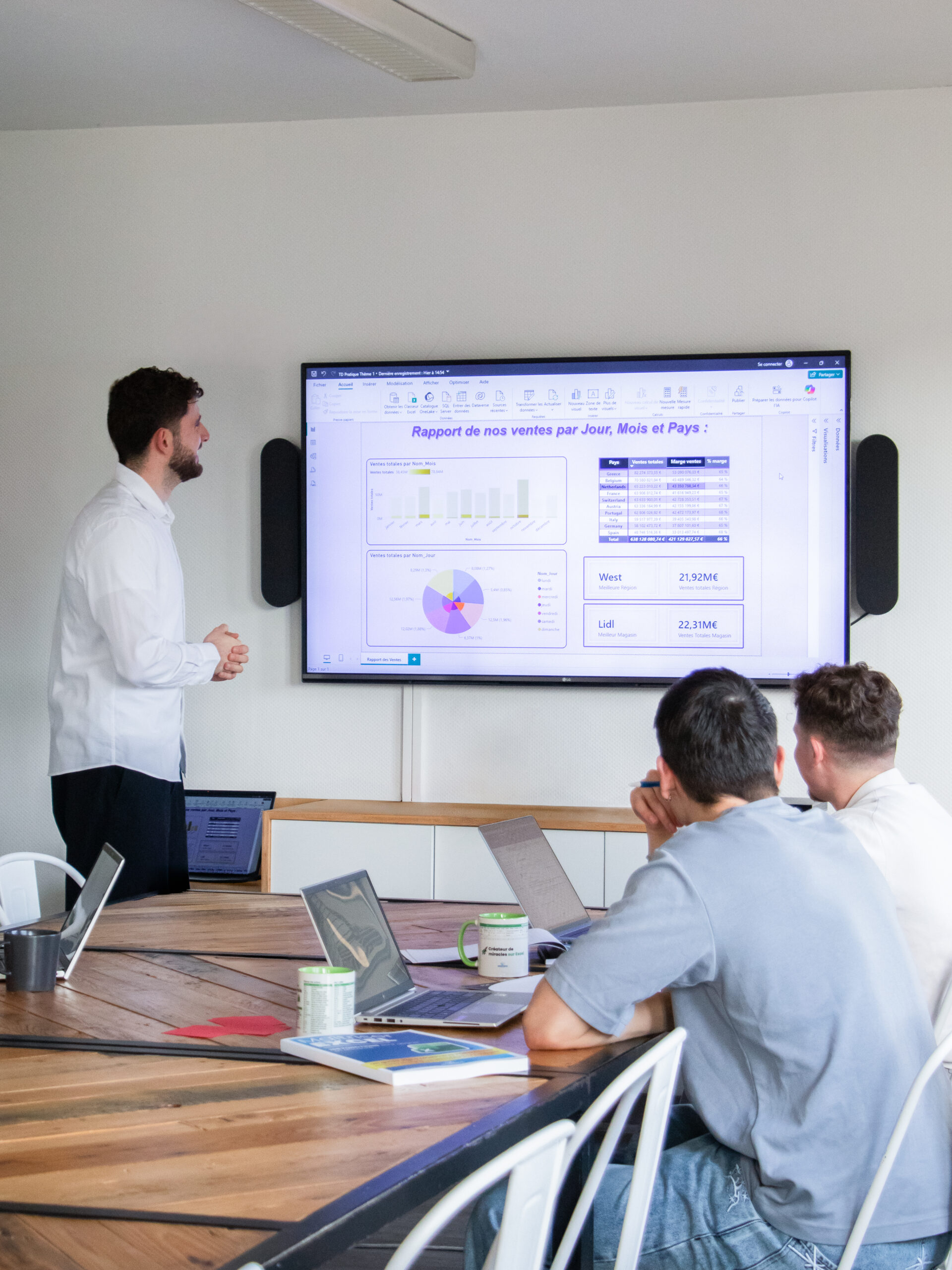 Formation Power BI collective en présentiel ou en distanciel présentée par Sacha Letullier, consultant et spécialiste Power BI chez Morpheus Formation